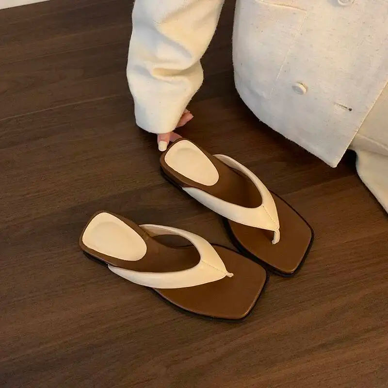 2026 Women's Wedges Heel Flip Flop Shoes Summer  Women Fashion Clip Toe Slippers Casual Comfort Beach Vacation Slides Shoe