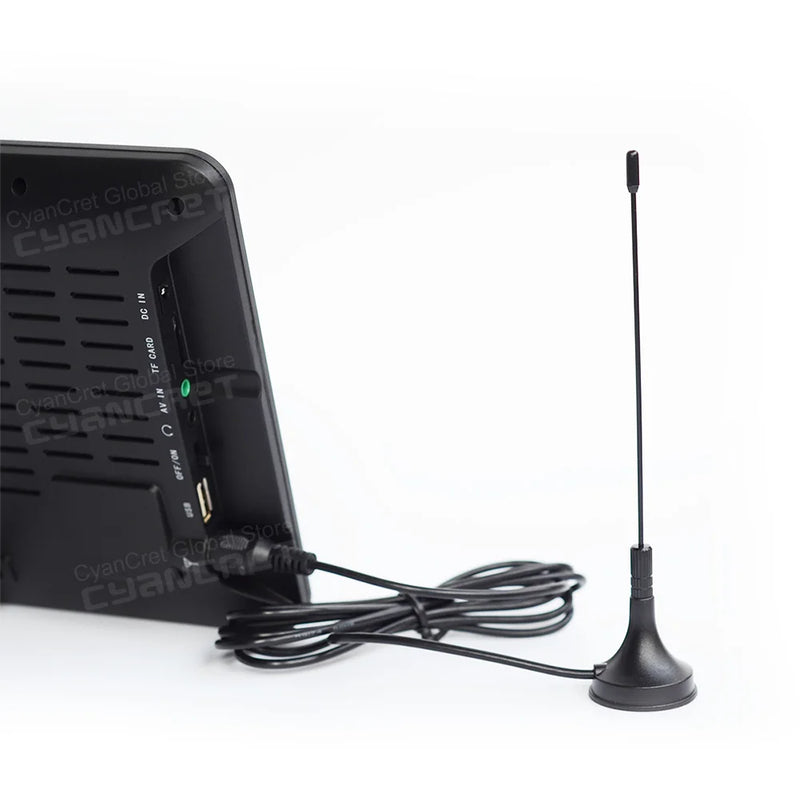 LEADSTAR D9 9 inch Portable TV DVB-T2 ATSC ISDB-T tdt DTT Digital and Analog mini small Car Television Support TF MP4 H.265 AC3