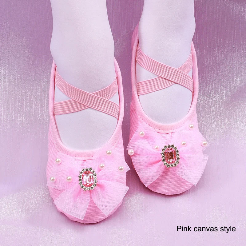 Dance Shoes for Women with Soft Soles Children's Classical Ballet Dance for Girl Dance Shoes for Dancing Practice Cat Claw Shoes