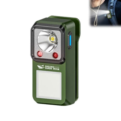 Magnetic LED Work Light Clip On Flashlight Rechargeable | SAMAG