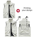 2026 Summer Men Outdoor Waterproof Quick Drying Cargo 6XL Vests Male Thin Mesh Breathable Waistcoats Climbing Sleeveless Jackets
