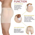 Men 4 Removable Padded Boxer Sexy Shapewear Hip Enhancer Breathable Butt Lifter Booty Padded Underwear Short Panties Tummy Control Body Shaper