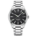 CUSTOM Logo Diy 41mm NH35 Mechanical Automatic Men's Sapphire Crystal Watch Luminous Markings Stainless Steel Waterproof Watches