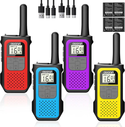 2/3/4 Pack Walkie Talkies for Adults and Kids, Long Range | SAMAG