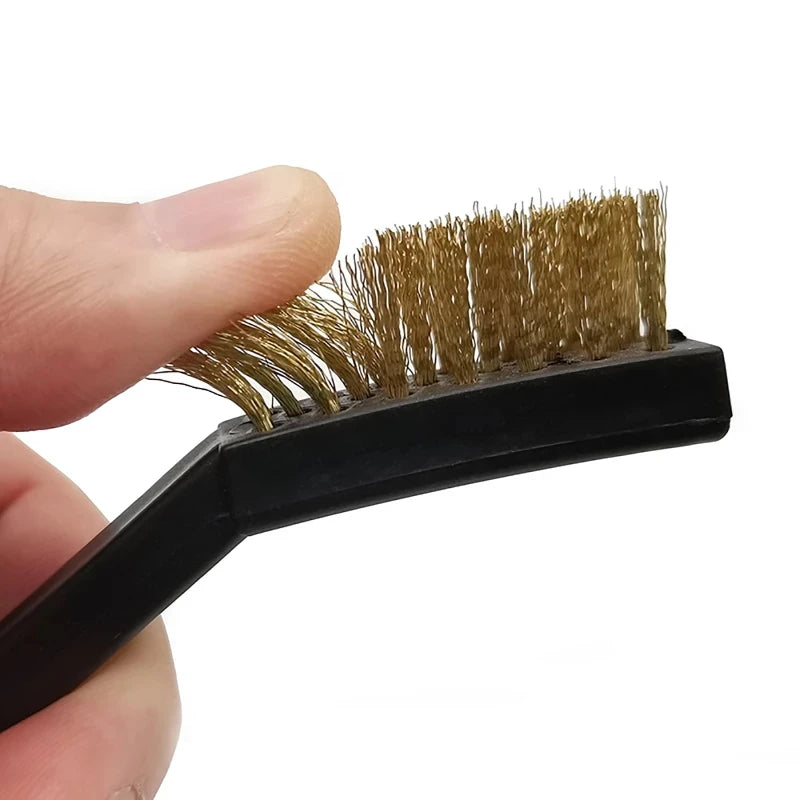 3PCS Hard Bristles Brush 3D Printer Nozzle Cleaner Tool Copper/Nylon/Steel Wire Cleaning Brushes for Ender-3/3 Pro Cr10S