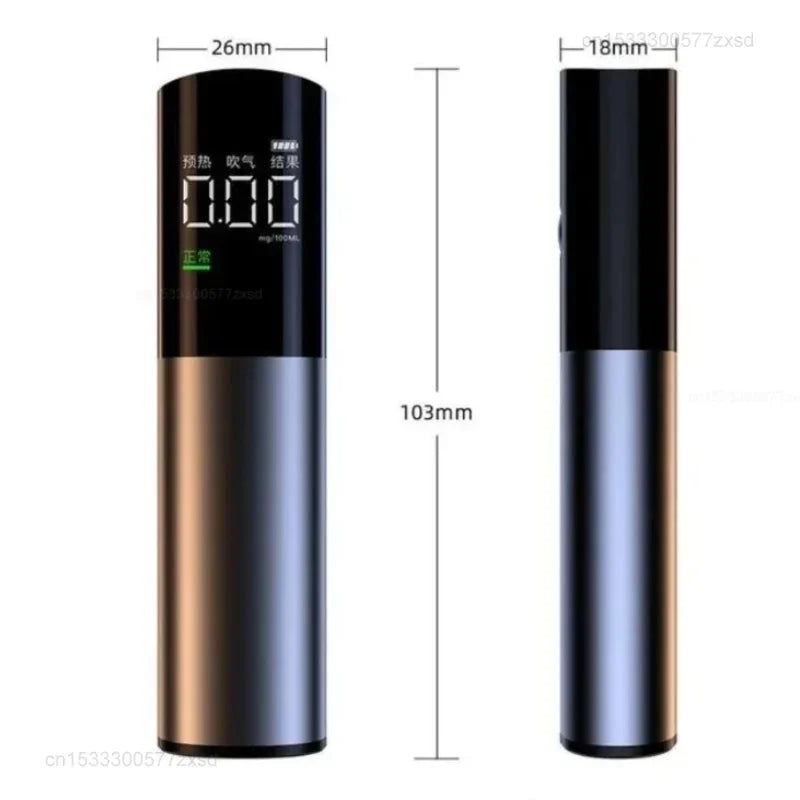 ANMU MIni Auto Alcohol Tester Electronic Breathalyzer LED Display Portable Rechargeable Outdoor - View 5 | SAMAG