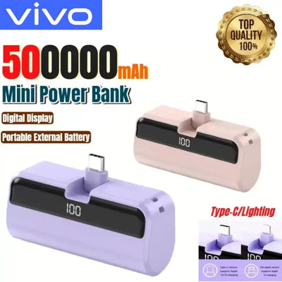 VIVO 500000mAh Mini Capsule Power Bank Ultra Fast | SAMAG