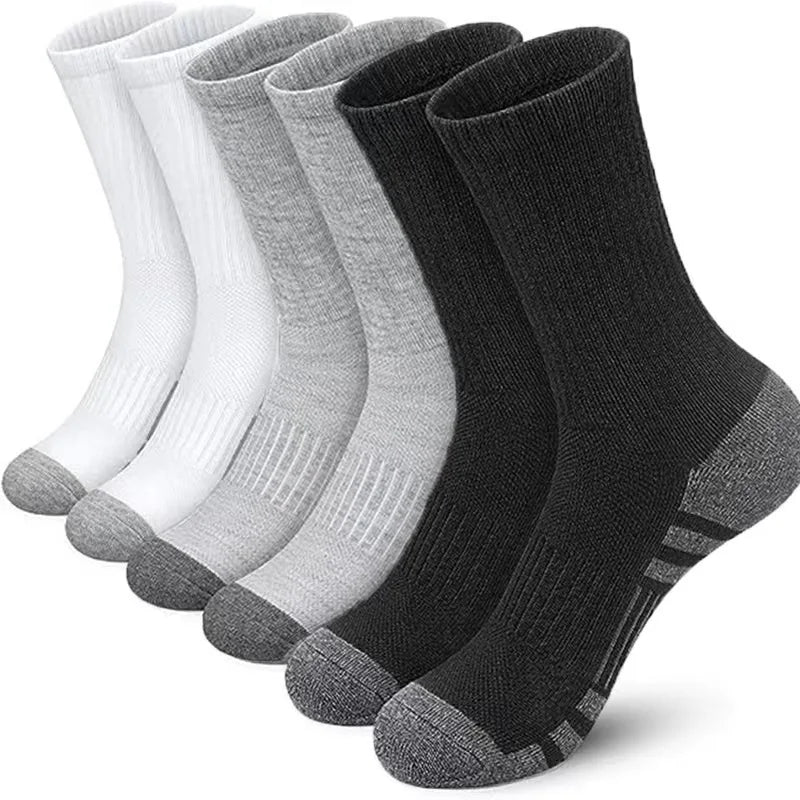 5 Pairs Men's Athletic Socks Sport Running Calf | SAMAG