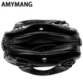 Luxury Handbags 3 Layers Large Capacity High Quality Designer Handbags Soft Leather Ladies Shoulder Crossbody Bag for Women Sac