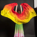 Belly Dance Veils Light Texture Gradient Color Veil Shawls 250cmx120cm Latin Belly Dance Shawls Costumes Accessories
