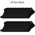 10/20/30 Pairs Ankle Socks Men Women Cotton Brand | SAMAG