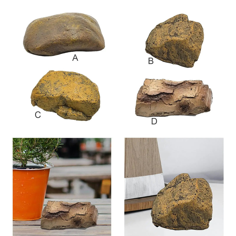 Hide A Key Fake Rock Waterproof Hider for Outside Landscaping Yard - View 3 | SAMAG