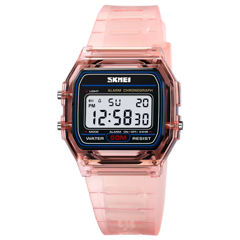 2056 Electronic Watch for Men Women Waterproof Sport Calendar Date Wristwatch Countdown Clock Boy Girl - Visuel 13 | SAMAG
