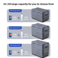 35L Car Fridge, 12V/24V Portable Refrigerator with APP Control, Compressor Cooler for RV/Truck/Camping, -20℃~20℃, Freezer