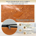 Custom 5cm Waterproof Outdoor Leather Bench Cushions Bay - View 3 | SAMAG