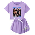 KATSEYE Costume Baby Girls Summer Casual Pajamas Set Kids | SAMAG