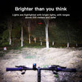 Super Bright Bike Light USB Rechargeable Bicycle Lamp Waterproof Front Headlight Flashlight Bicycle Light Bicycle Accessories