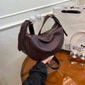 Korean Fashion Large Capacity PU Leather Tote Shoulder Bag Simple Casual Style 2026 New Hobos Bag for Women