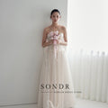 Sondr Customized Shiny Tulle Korean Evening Dresses - View 2 | SAMAG