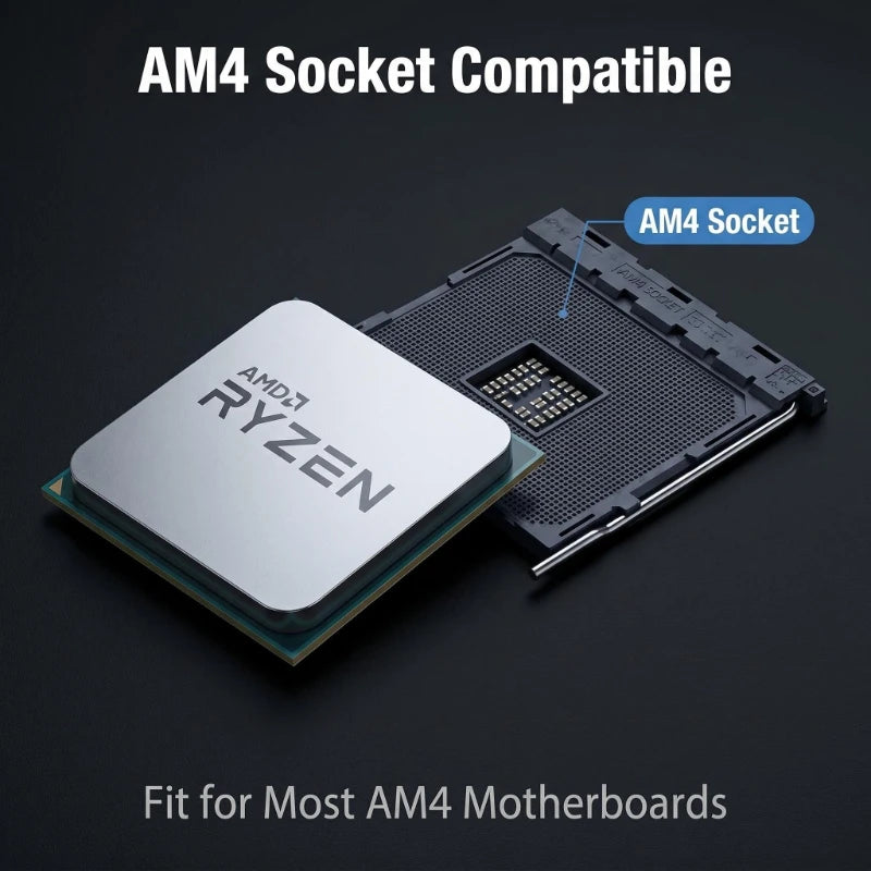 AMD Ryzen 3 3200G 4-Core 4-Thread 4.0GHz Boost AM4 Radeon Vega 8 Graphics CPU. Built-in GPU for gaming without a discrete card