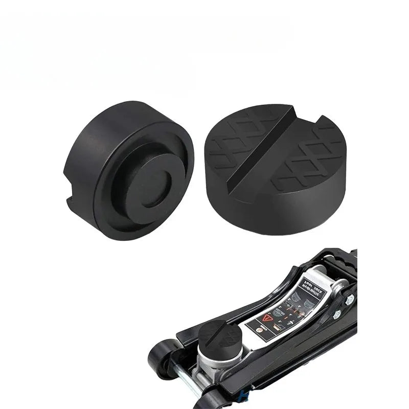 Car Hydraulic Jack Rubber Pad Universal Frame Protector Anti-slip Elevated Pallet Pad Jack Support Block Car Disassembly Tools