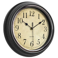 Wall Clock 12-inch Large Retro Wall Clocks Non Ticking Classical Quiet Clocks Living Room Kitchen Bedroom Office Decor A0KF