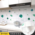 Waterproof Wall Stickers Kitchen Oil-proof Sticker Wallpaper Self-adhesive Waterproof Moisture-proof High Temperature Wall