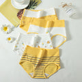 4Pcs Women'S Cotton Panties High Waist Body Shaper Underwear Plus Size M-5XL Sexy Ladies Briefs Breathable Solid Female Lingerie