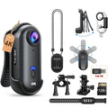 4K Outdoor Sports Camera 1080P Mini Camera In Helmet Motorcycle Bike Filming Waterproof  Bicycle Action Video Recording Body Cam