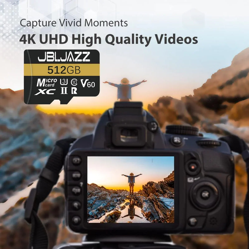 Micro TF SD Card High Endurance Memory Card V30 U3 4K 128GB 256GB SD Card 512GB TF Card for Dash Cam Camera Nintendo Switch