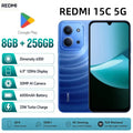 2026 new Redmi 15C 5G 8GB+256GB Smartphone, Dimensity 6300, 120Hz Display, 50MP AI Camera, 6000mAh Battery, 33W Turbo Charge