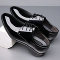 Spring British Style Formal Dress Shoes Black Business Oxfords For Groom Wedding Office Comfortable Big Size Footwear Non Slip