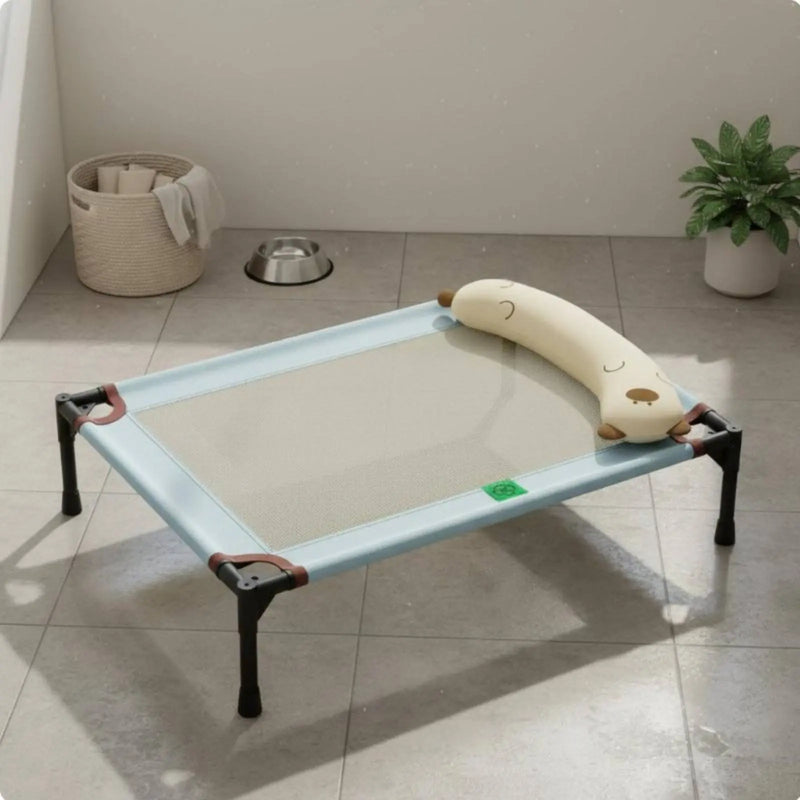 Elevated Dog Bed Moisture-Resistant Raised Pet Cot Dog Camping Bed Scuff-Resistant Resistant All-Season Use for Animals, Indoor