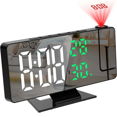 LED Digital Alarm Clock Projection Projector Ceiling | SAMAG