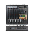Gooermi RAD Series USB Audio Mixer Multi-Channel Mixing Console 99 DSP Effects 7-Band EQ 48V Phantom for Studio Live