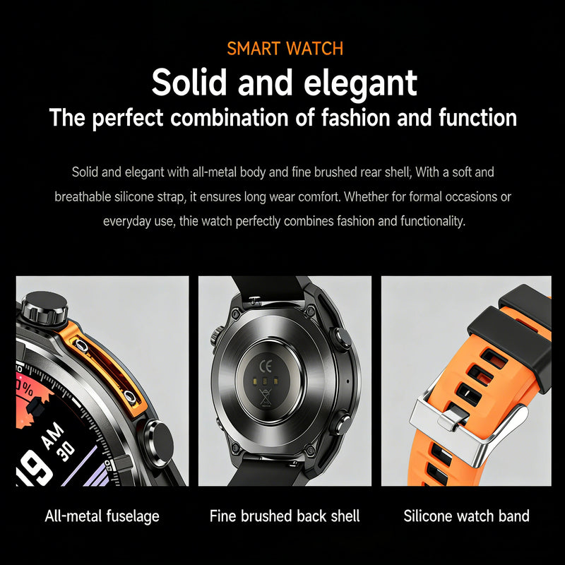 HD300 Smart Watch AMOLED Path 5.4Bluetooth Chat AI GPT Waterproof NFC Health Watches Bluetooth Call Travel Diving Smartwatch