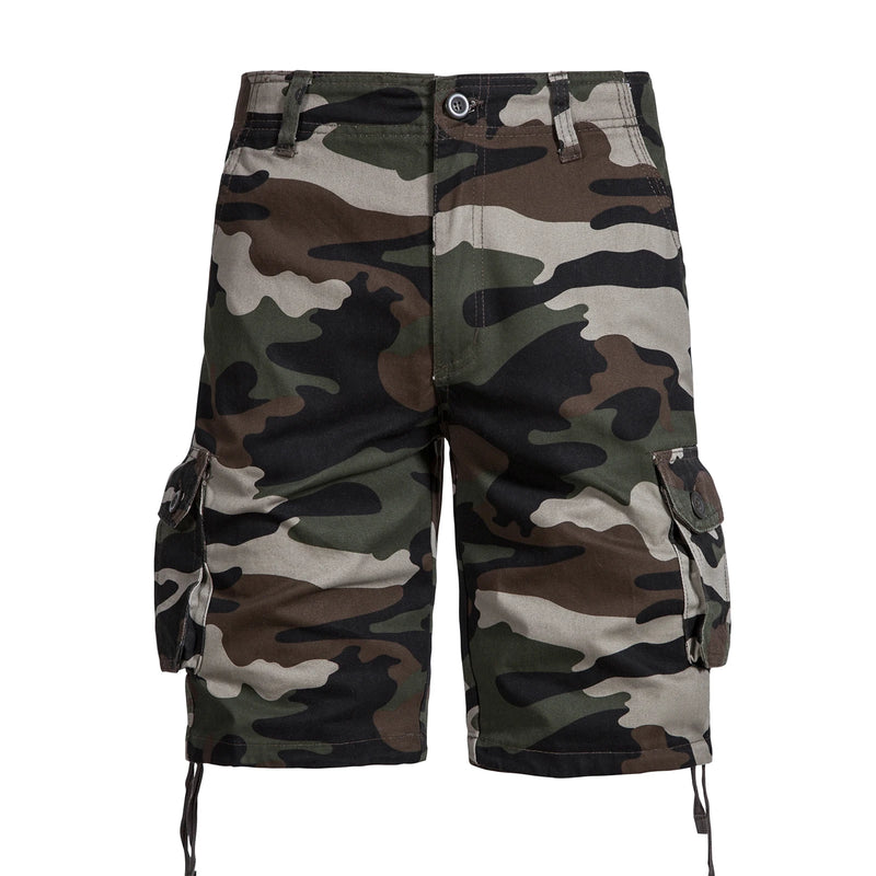 Camouflage Shorts Men Cargo Summer Tactical Ripstop | SAMAG