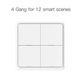 Moes ZigBee Wireless Scene Switch 12 control modes Handheld Push Button Setup Home Automation Scenario Tuya Smart Devices