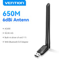 Vention WiFi Adapter AC650 WiFi5 5G&2.4G USB Card Dongle for PC Desktop Laptop Antenna Ethernet Network - Visuel 7 | SAMAG