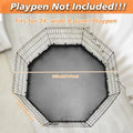 Dog Pen Mat Heavy Duty Large Dog Playpen Mat Pet Exercise Run Enclosure Fence Mat Waterproof Oxford Cloth Pet Cage Mat Pet Suppl