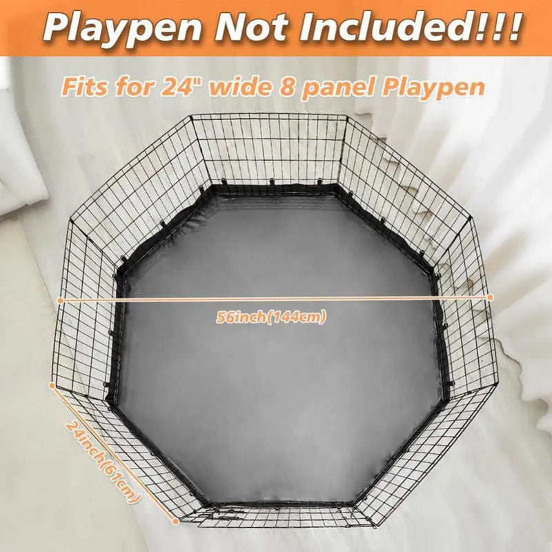 Dog Pen Mat Heavy Duty Large Dog Playpen Mat Pet Exercise Run Enclosure Fence Mat Waterproof Oxford Cloth Pet Cage Mat Pet Suppl