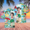 Hot Personalized Photo Hawaiian Cartoon Shirts Custom | SAMAG