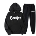 Men and women of the same fashion trend hoodie casual two - piece suit jacket pants brand printing logo size S - 3XL | SAMAG