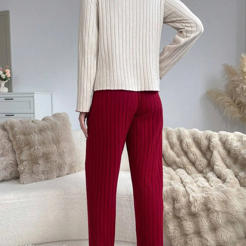 Women Autumn Winter Sleepwear Casual Long Sleeve Heart | SAMAG