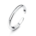 Fansilver S925 Sterling Silver Toe Rings for Women Adjustable White Gold Plated Flower Cz Snake Twist Opal - Visuel 7 | SAMAG