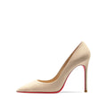 luxury women's shoes Black Suede Elegant Office Shoes Women Brand Pumps Red sole High Heels Pointed Toe Evening Dress Shoes 12cm