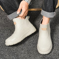 Unisex Short Outdoor Rain Boots, Anti-Slip Wear-Resistant Waterproof Shoes, Casual Wading Boots for Fishing & Work