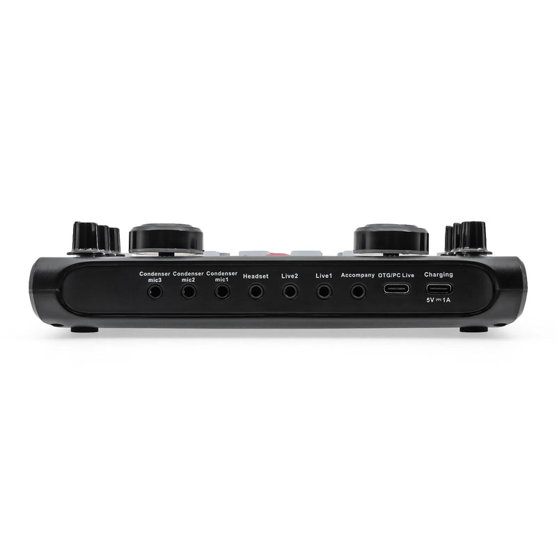 X60 Professional Live Sound Studio Mixer Sound Card Audio Mixer English Version Karaoke Broadcast KTV Performance DJ Equipment