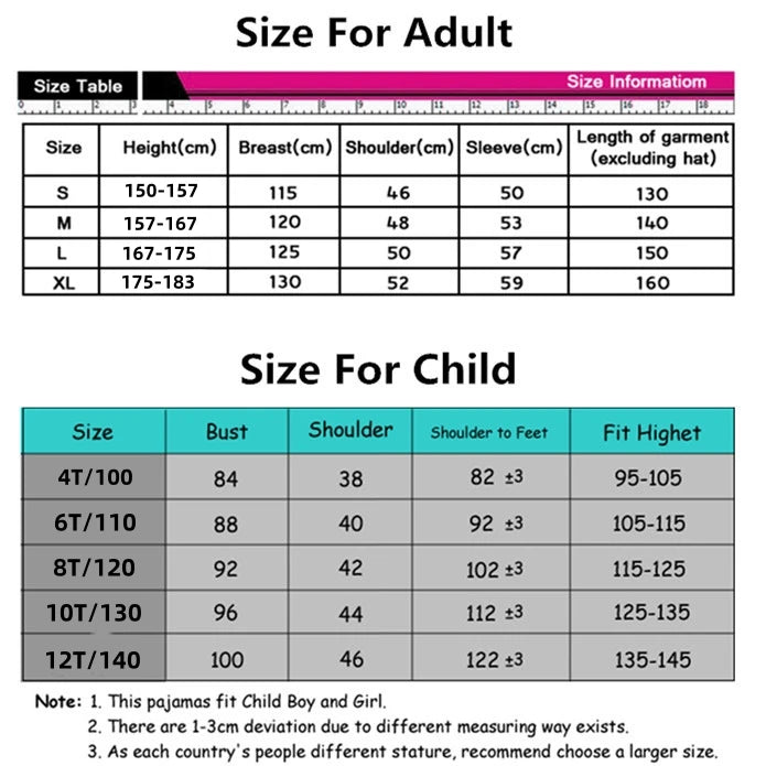 Adults Kids Onesies Soft Long Sleeves Pajamas Dipsy Tinky Winky Po Lala Costumes Home Clothes Women Unisex Homewear