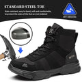 Lightweight Indestructible Steel Toe Safety Work Shoes Puncture Resistant Non Slip Tactical Work Sneakers for Men Women